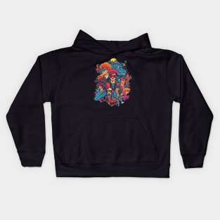 80s Cartoons Kids Hoodie